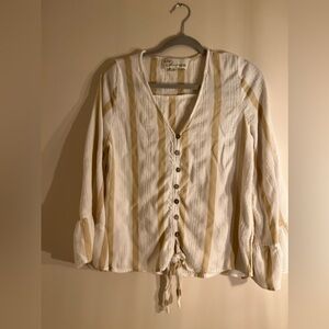 Vintage Havana Bell Sleeve Blouse